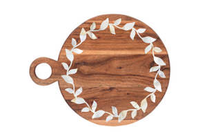 Planche à découper en bambou durable et écologique en bois d'acacia Bloc à découper rectangulaire pour cuisine, restaurant, planche à fromage en PP - Product Image 4