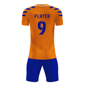 Ensemble de maillot de football unisexe pour adultes respirant 100% polyester à séchage rapide, dernier design, maillots de football personnalisés, qualité supérieure - Product Image 3