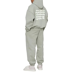 Nouveaux hommes survêtements ensemble top vente hommes survêtement 100% coton conception en gros votre propre survêtement de sport - Product Image 3