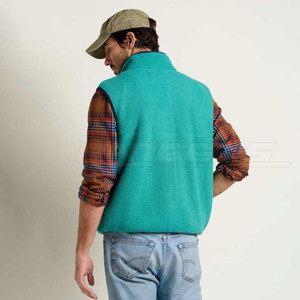 Best Quality Fleece Vest For Men's Custom Breathable Outdoor Winter Wear Fleece Vest - Product Image 2