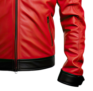 Veste en cuir d'hiver de haute qualité d'usine de mode extérieure de service d'OEM nouveau design chaud intérieur vestes en cuir d'hiver - Product Image 6