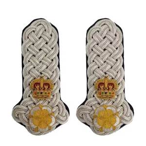 OEM Factory Custom <b>Guard</b> <b>Uniforms</b> with Customized Color Shoulder Boards Epaulettes Features Own Logo <b>Uniform</b> Accessories - Product Image 2