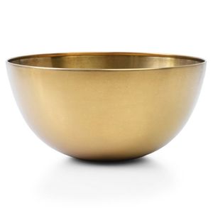 Bol de service alimentaire en fer de qualité supérieure avec base en laiton métallique, vaisselle de forme ronde, bol de service pour bonbons en Inde - Product Image 5