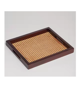 Bandeja flotante de piscina de ratán, precio superior, almacenamiento de café, bandeja de cesta de ratán clásica hecha a mano - Product Image 1