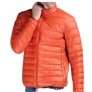 Dernière collection en gros de vestes matelassées légères en toile tricotée, imperméables, à séchage rapide, d'hiver, amples, à capuche, pour - Product Image 3