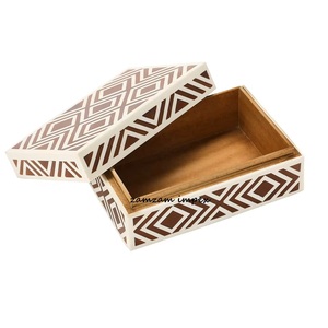 2025 New Arrival Latest Design <b>Resin</b> MDF Jewelry Storage Box Organizer Decorative <b>Resin</b> Box Multipurpose Gift <b>Jewellery</b> Storage - Product Image 1