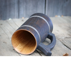 Artisanat indien, tasses à café et à thé en bois d'acacia, style classique, motif uni, fabrication sur mesure, passe au lave-vaisselle par saniya handicraft - Product Image 2