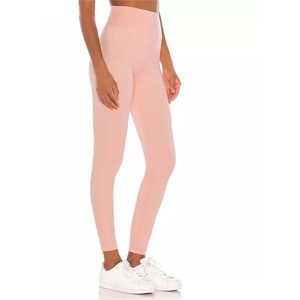 Leggings de sport pour femmes, de haute qualité, décontractés, avec logo personnalisé, taille mi-haute, en coton et élasthanne, respirants et à séchage rapide - Product Image 5