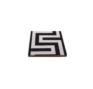 Hot Selling Customized Size Bone Inlay Decorative Coaster Square Shape Coasters for Drinks Beverages Holding <b>Trivets</b> Mats & Pads - Product Image 1