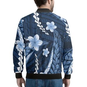 Veste bombardier blanche pour femmes au prix de gros Zeta Phi Beta Pearls Pattern Custom Mens Jacket - Product Image 3