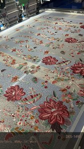 Bordado puro zorro Georgette tela de lujo indio/pakistaní étnico Kurta y Koti Sherwani para niños Material de vestido Modal - Product Image 2