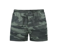 Boxers tissés pour hommes à taille mi-haute, antibactériens, séchage rapide, CVC 55% Coton/45% Polyester, Service OEM, Vente en gros, Direct Usine
