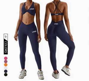 Conjunto de Yoga para Mujer, Ropa Deportiva para Gimnasio, Conjunto de Yoga Transpirable para Mujer - Product Image 1