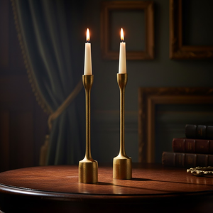 Juego de 3 Portavelas de Metal Hechos a Mano |   Decoración Minimalista para el Hogar |   Iluminación Decorativa |   Accesorios para Hoteles y Salas de Estar - Product Image 5