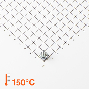 Gripper piatto in neodimio con perno filettato Ø10x4,5mm fino a 150°C - Product Image 1