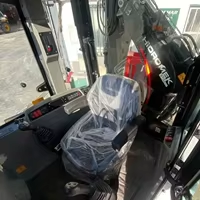 Chargeuse compacte sur chenilles en caoutchouc Hidromek Mini Diesel HMK 99kg 4x4 avec pelle rétrocaveuse, boîte de vitesses, pompe et godet - Product Image 3