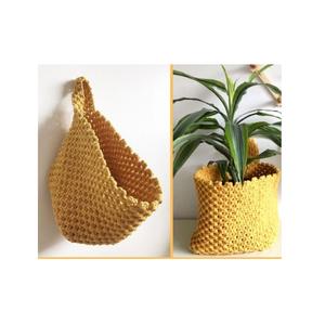 Creative Macrame Storage <b>Basket</b> Bathroom <b>Nursery</b> Bedroom Living Room Decoration Household Accessories Use for Containing Things - Product Image 6