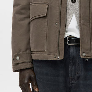 Chaqueta de Hombre con Logotipo Personalizado para Invierno, Cierre Completo con Cremallera, Cuello Alto, Mangas Completas, para Compradores Mayoristas/Servicio OEM 2026 - Product Image 2