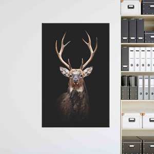 Elegant Deer Photography Printed <b>Canvas</b>: <b>Animal</b> Home Decor Art,WRAPPED <b>CANVAS</b> - Product Image 1