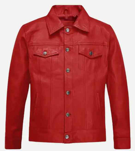 แจ็คเก็ตหนังผู้ชายคุณภาพสูงสไตล์คลาสสิกแบบไฮสตรีท กันน้ำ เป็นมิตรกับสิ่งแวดล้อม สำหรับฤดูหนาว สีพื้น ขายส่ง - Product Image 1