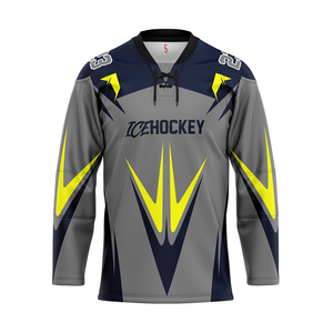 Camiseta de hockey sobre hielo con logotipo personalizado, impresión por sublimación, de bajo precio uniforme de equipo, ropa deportiva - Product Image 1