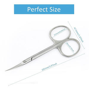 Ciseaux à ongles à cuticules de tout nouveau forme droite en acier inoxydable prix compétitif meilleur fournisseur - Product Image 2