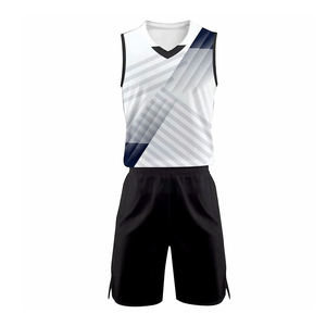 Vêtements de sport de qualité supérieure Uniforme de basket-ball de dernière conception avec logo personnalisé Uniforme de basket-ball de couleur unie - Product Image 5
