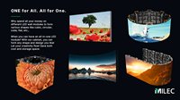 Écran vidéo LED d'intérieur MILEC MARVELLOUS Full-Color 8K avec garantie de 5 ans pour les événements, la vente au détail et l'utilisation commerciale