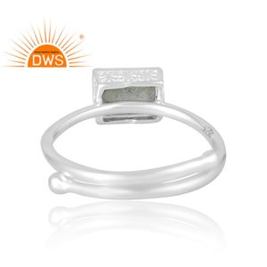 Anillo de piedras preciosas de labradorita Natural de Plata de Ley 925, joyería personalizada para mujer, regalo para ella - Product Image 2