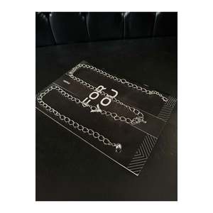 <b>Chain</b> Silver Detailed Women's Waist <b>Chain</b> Waist <b>Belt</b>, Dress <b>Belt</b>, Skirt <b>Belt</b>, Trouser <b>Belt</b> - Silver - Product Image 1