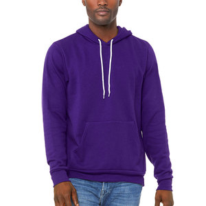 Bella + Canvas Hombres 3719 Unisex Sponge Fleece Pullover Hoodie 330g Algodón Best Seller Custom OEM Logo Impresión Sudadera - Product Image 5