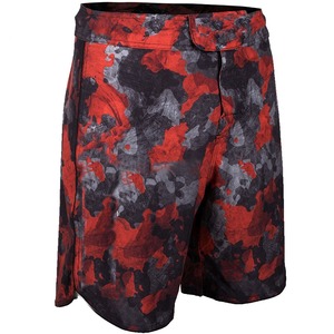 กางเกงกีฬาขาสั้น MMA กางเกงขาสั้นสำหรับผู้ชายพิมพ์โลโก้ตามสั่ง - Product Image 6