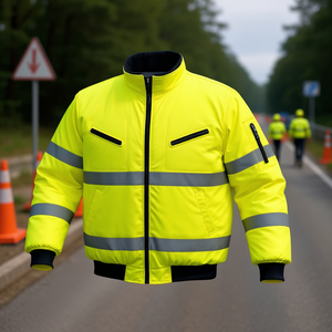 High-Visibility Yellow <b>Pilot</b> <b>Jacket</b> for Safety & Survival Gear - Product Image 3