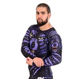 Camiseta de compresión de media manga hecha a medida Rash Guard OEM MMA Gymwear Top de agarre de secado rápido proveedor de Rashguard de Pakistán - Product Image 5