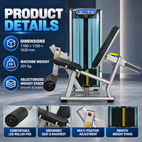 Machine d'extension des jambes BN Commercial, Appareil d'entraînement des quadriceps pour centre de fitness et studio privé, Équipement musculaire des jambes en gros
