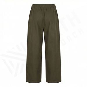 Pantalon de survêtement en coton coupe droite pour homme, pantalon de survêtement évasé décontracté, jogging à taille élastique, bas évasé personnalisé, streetwear durable, salle de sport - Product Image 2