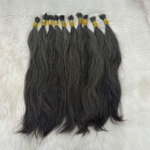 Donneur unique brut 100% cheveux humains Remy vierge vietnamien vieux Granny cheveux gris tissage faisceaux prix pas cher - Product Image 6