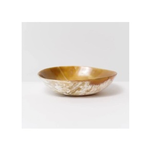 Cuenco clásico de cuerno de búfalo hecho a mano sin BPA ecológico Apto para lavavajillas texturas naturales estante de comedor sostenible para sala de estar - Product Image 2