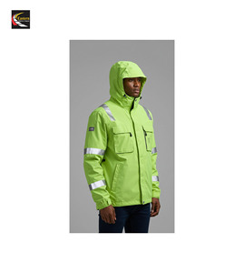 Mono trasero de acción de manga larga para hombre de alta calidad con bolsillos con cremallera uniforme mecánico ropa de seguridad reflectante - Product Image 3