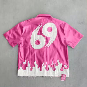 Chaqueta Casual de Primavera de Talla Grande con Cuello Alto, Cierre de Cremallera, Apliques y Bolsillos Delanteros, en Cuero Sintético de Marca Propia - Product Image 4