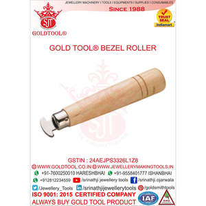 GOLD TOOL Nouveau rouleau de lunette à manche en bois fabriqué à partir de bois durable - Product Image 1