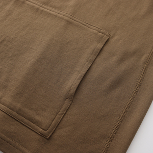 Sudadera con capucha recortada de lujo lisa en blanco para hombre, ropa de calle de gran tamaño personalizada, sudaderas con capucha para hombre de peso pesado - Product Image 5