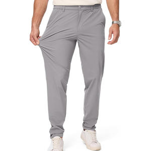 Pantalones de golf cómodos para hombre Opciones de bordado de tela transpirable de ajuste personalizado OEM y marca disponible - Product Image 1