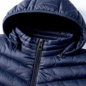 Chaqueta Acolchada Ligera de Alta Calidad para Hombre, Chaqueta Acolchada Personalizada, Holgada, con Capucha, para Hombre, 2025 - Product Image 4