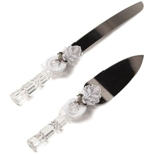 Elegante juego de servidor de pastel de Metal, cuchillo de postre, utensilios de fiesta de boda, vajilla de cocina, herramienta de pastelería - Product Image 4