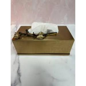 Boîte à serviettes en métal très vendue Détails uniques parfaits pour l'esthétique de la décoration intérieure contemporaine et traditionnelle - Product Image 3