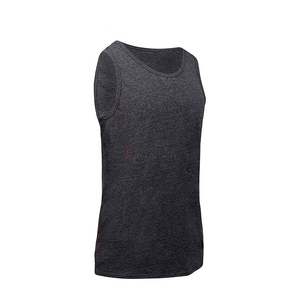 T-shirt d'entraînement sans manches pour hommes personnalisé High Stretch Quick Dry Muscle Gym Running Fitness Débardeurs Fabricant - Product Image 3