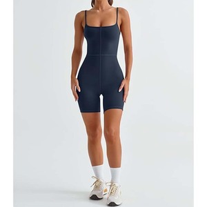 Combinaisons bodycon d'entraînement OEM pour femmes Logo personnalisé Vente en gros Combinaisons une pièce - Product Image 5