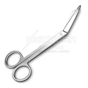 Ciseaux chirurgicaux manuels en acier inoxydable de haute qualité pour utilisation en laboratoire médical réutilisables et écologiques de qualité professionnelle - Product Image 1