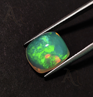 Cabochon de coussin d'opale éthiopienne semi-précieuse de vente chaude pierre précieuse en vrac pour la fabrication de bijoux au prix d'usine